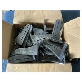 Large Assortment of Metal Shelving Wall Hooks