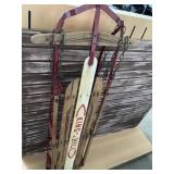 Vintage Wooden Sled King of hill