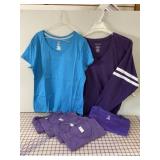 7 NEW Womenï¿½s V-Neck T-Shirts, Size Large
