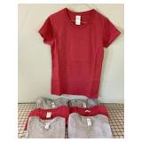 7 NEW Womenï¿½s Gildan T-Shirts, Size Small