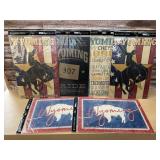6 Wyoming Theme Wood Signs 10 x 15 in