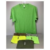 6 NEW T-Shirts, Size Large, 5 Gildan, 1 Jerzees