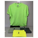 6 NEW Gildan T-Shirts, Size Large