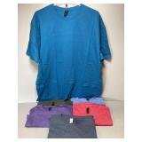 6 NEW T-Shirts, Size 3XL, 5 Gildan, 1 M&O