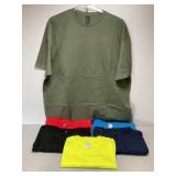 6 NEW T-Shirts, Size 3XL, 5 Gildan, 1 M&O