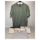 6 NEW T-shirts, Size Med, 5 Gildan, 1 Tultex