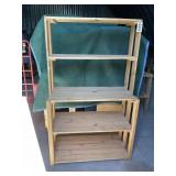 Knotty Pine Shelf, 60in Tall x 36.5in x 18in Deep
