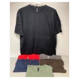 6 NEW Gildan T-Shirts, Size 2XL