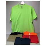 6 NEW Gildan T-Shirts, Size 2XL