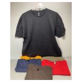 6 NEW Gildan T-Shirts, Size 2XL
