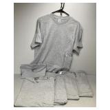 6 NEW Mens T-Shirts, Large, 4 w/Pockets