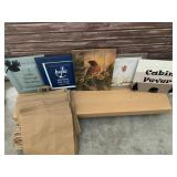 5 Wall Signs, 2 15x18, 1 14x20, 1 13.5x17, 17.5x15