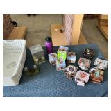 Assortment Of Can Coolers & Salt Pepper