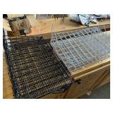 Slat Board Shelves, White & Black