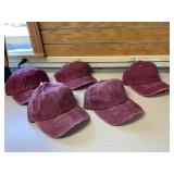 New Burgandy C.C Criss Cross Pony caps