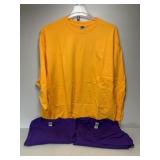 3 NEW Long Sleeve Gildan T-Shirts, Size 2XL