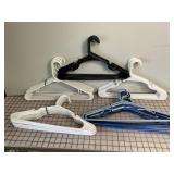 Lot of 50 Nice Plastic Hangars