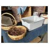 7 Assorted Baskets & carrying Containers