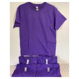 5 NEW Gildan Youth T-Shirts, Size Large