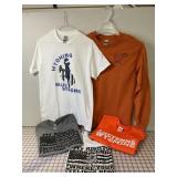 5 Adult T-Shirts w/Theme Prints, Size Small