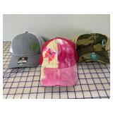 3 NEW Youth Designer Ball Caps, Adjustable