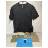 6 NEW T-Shirts, Size Medium, 1 Hanes, 5 Gildan