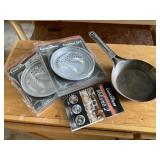 Can Cooker Lids, Cookbook & Carbon Steel Pan