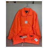 3 New Hunters Orange Wind Breaker Jackets