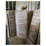 3 Folding Slatwall Display Units & 4 Singles