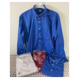 4 NEW Van Heusen Menï¿½s LS Button Down Shirts