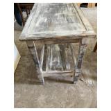 Adorable white washed Display Table