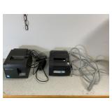 Two  Receipt Printers, TSP100111/ Square Stand,