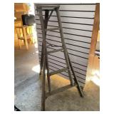Vintage Wood Step Ladder, 5 Foot Tall