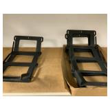 12 New Slatwall Hat Hooks, Black Powder Coated.