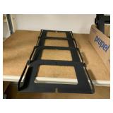 12 New Slat wall Hat Hooks, Black Powder Coated.