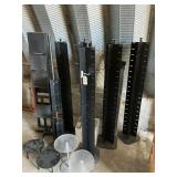 6 Tall Metal Display Units, Revolving Plus MORE!