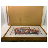 Framed Print and Cork Board Set