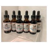 Six Herbal Tincture Bottles