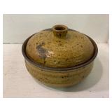 Handmade Stoneware Lidded Dish