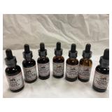 7 Herbal Tincture Bottles