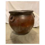 Large Clay Pot with Side Rings