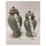 Ceramic Urns with Lids