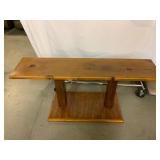 Rectangular Wooden Console Table