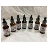 Seven Herbal Extract Bottles