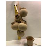 Medium Hanging Clay Pots