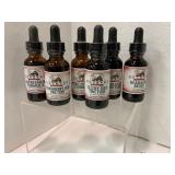Six Herbal Tincture Bottles