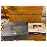Steel Cash Box and PepperBall Launcher