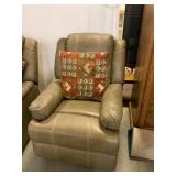 Reclining Chair with Faux Leather Upholstery
