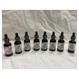 8 Herbal Extract Dropper Bottles