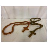 Terra Cotta Cross Rosaries